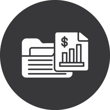 belge simgesi, vektör çizimi