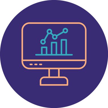 iş grafiği vektör illüstrasyonu