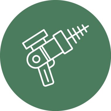 Modern oto tamir simgesinin vektör illüstrasyonu