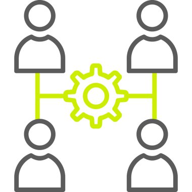 ağ paylaşımı. Basit resimleme