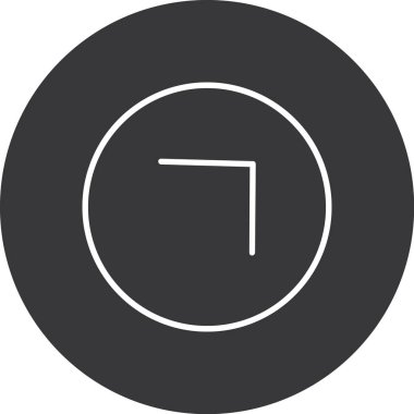 Modern simgenin vektör illüstrasyonu