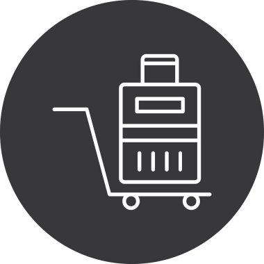 alışveriş simgesi vektör illüstrasyonu