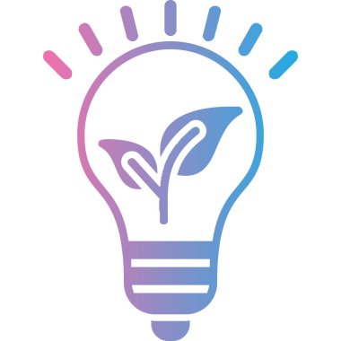 ampul simgesi vektör illüstrasyonu