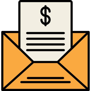 e-posta zarfı mektup simgesi - özet biçimi