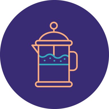 içki web simgesi, vektör illüstrasyonu