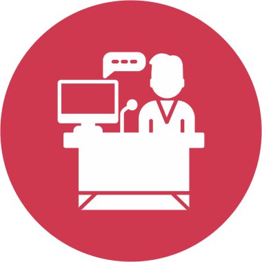 Modern b 'nin vektör illüstrasyonu monitör simgesinden yoksun