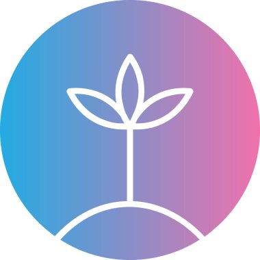 beautiful flower vector line icon