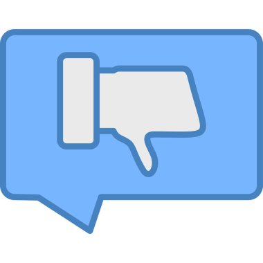 Konuş. Web simgesi vektör illüstrasyonu