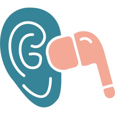 insan kulağının vektör çizim