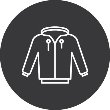 Ceket simge vektör çizim