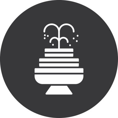 doğum günü pastası simgesi, basit vektör çizimi