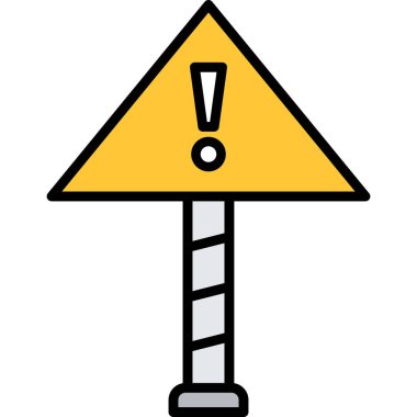 Uyarı işareti vektör simgesi