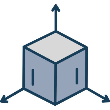 kutu simgesi. Web için kutu vektör simgelerinin özet çizimi