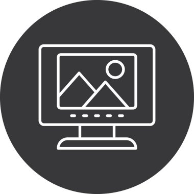 Web ve mobil simge, vektör illüstrasyonu