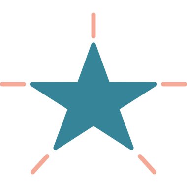 Vektör yıldız web simgesi