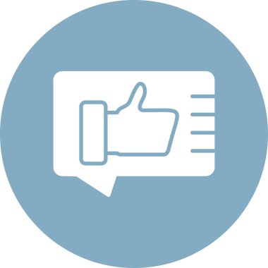 Başparmağını kaldır. Basit resimleme