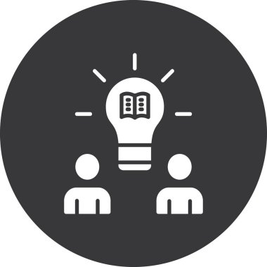 Fikir simgesi vektör illüstrasyonu