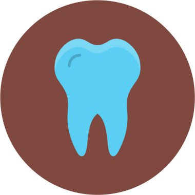 Diş. Web simgesi basit illüstrasyon