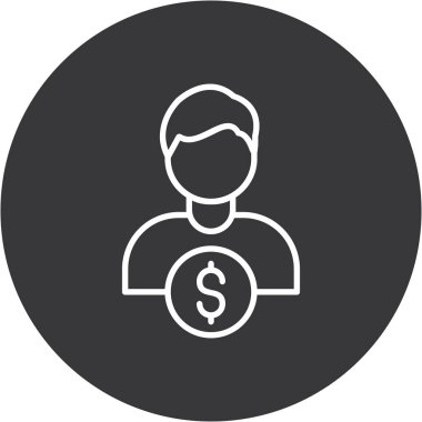 para simgesi vektör illüstrasyonu