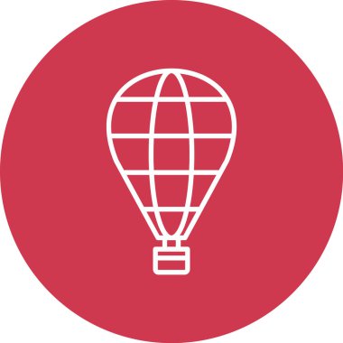 dünya düz simgesi, vektör illüstrasyonu