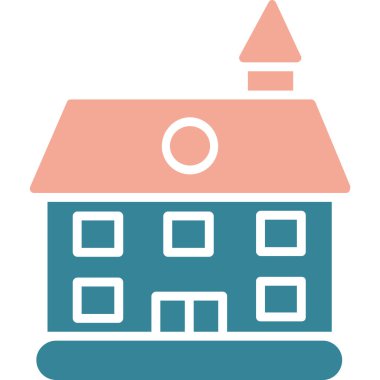 Bina. Web simgesi basit tasarım