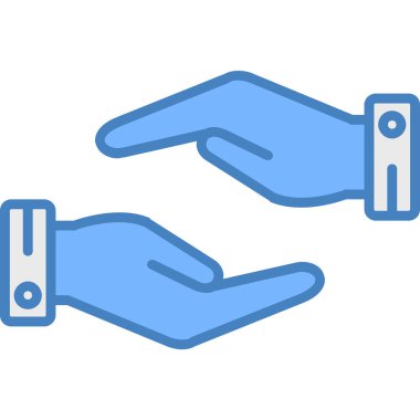 el simgesi vektör illüstrasyonu