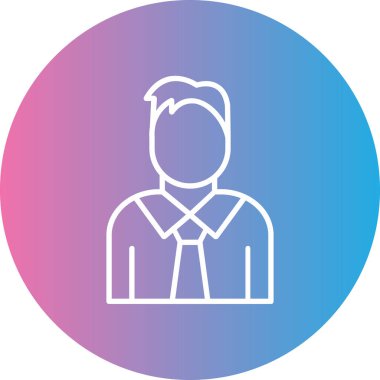 İnsan simgesinin vektör illüstrasyonu