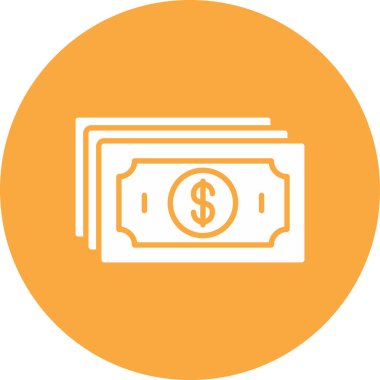 para düz simgesi, vektör illüstrasyonu