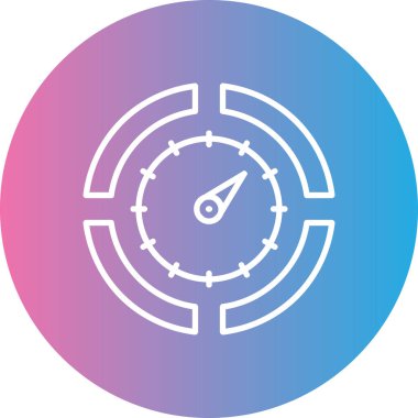 Pusula simgesinin vektör illüstrasyonu