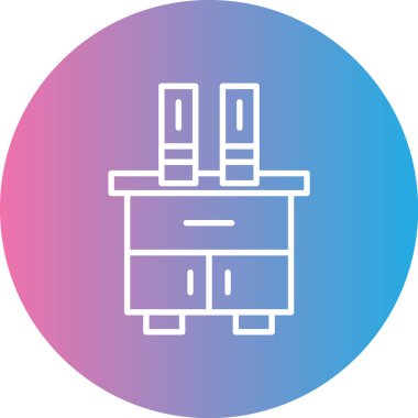 Seo simgesinin vektör illüstrasyonu