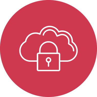 Veri Bulutu simgesi, vektör illüstrasyonu