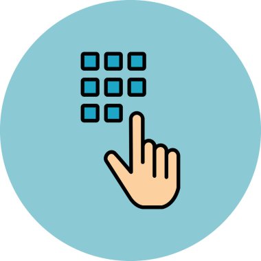 seo modern simgesinin vektör illüstrasyonu