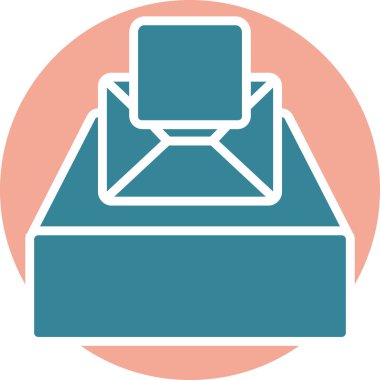 Yazıcı. Web simgesi basit illüstrasyon