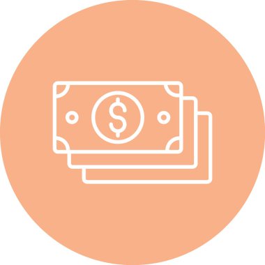 para vektörü düz renk simgesi