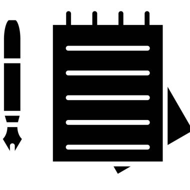 Kalem, silgi ve silgi simgesi seti, vektör illüstrasyonu