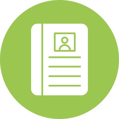 Belge simgesinin vektör illüstrasyonu