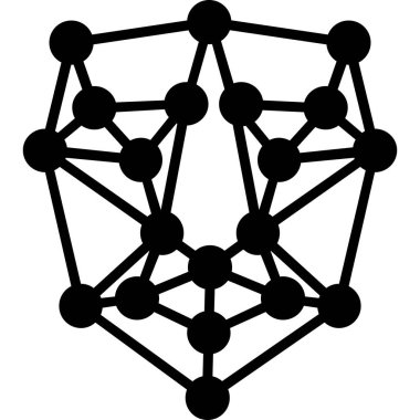 şebeke. Web simgesi basit illüstrasyon