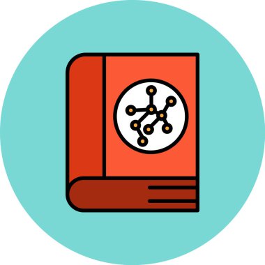 Kitap. Web simgesi basit illüstrasyon