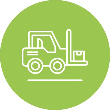 Kamyon simgesinin vektör illüstrasyonu