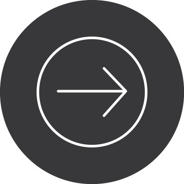 Eğilim biçimi izole edilmiş arkaplanda ok simgesi