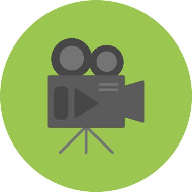 video vektör simgesi modern basit tasarım illüstrasyonu