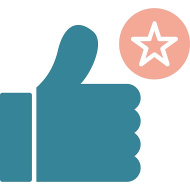 simge vektör illüstrasyonu gibi parmakla