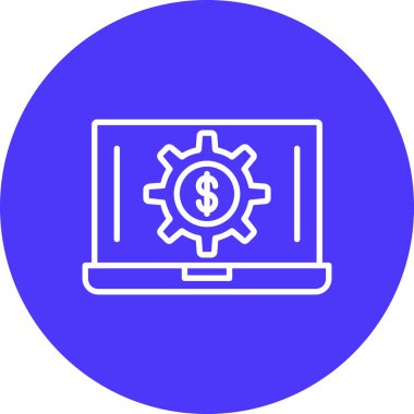 seo modern simgesinin vektör illüstrasyonu