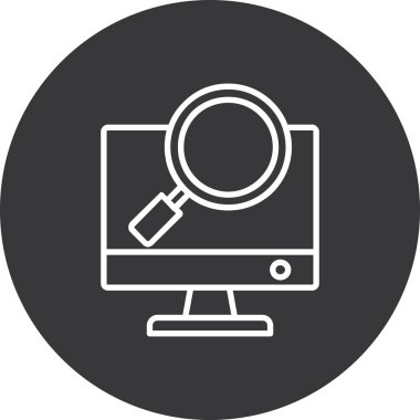 seo modern simgesinin vektör illüstrasyonu