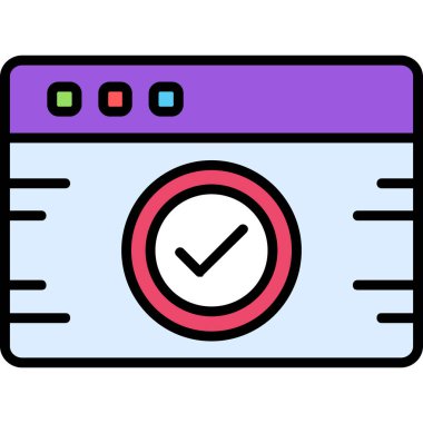 Takvim. Web simgesi basit illüstrasyon