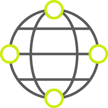 küresel ağ. Basit tasarım