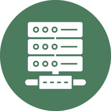 Kolayca değiştirebilen ya da düzenleyebilen sunucu vektör simgesi