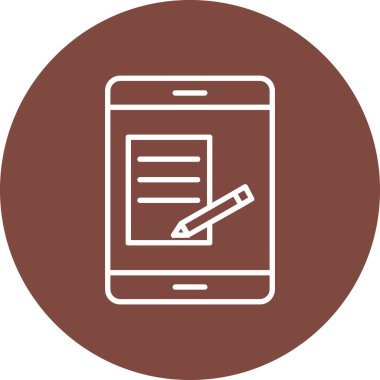 Cep telefonu. Basit resimleme