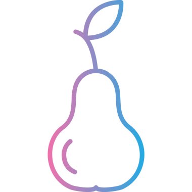 Elma. Web simgesi basit illüstrasyon