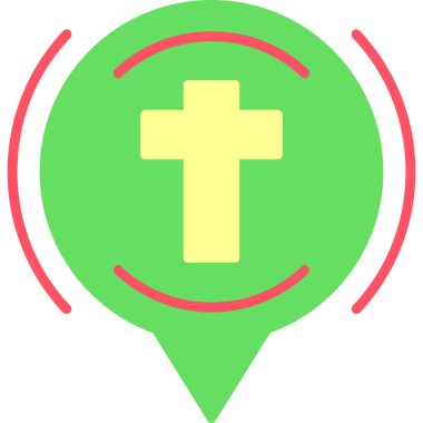 konum. Web simgesi basit illüstrasyon